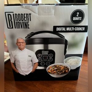 2-Quart Digital Multi-Cooker in Stainless Steel (Silver/Black)